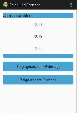 Fest- und Feiertage screenshot 2