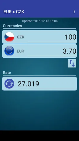 Euro x Czech Koruna screenshot 2
