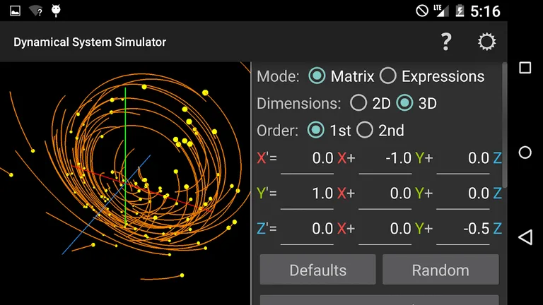 Dynamical System Simulator screenshot 3
