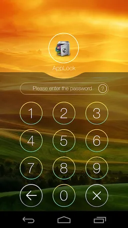 AppLock Theme Hill screenshot 1