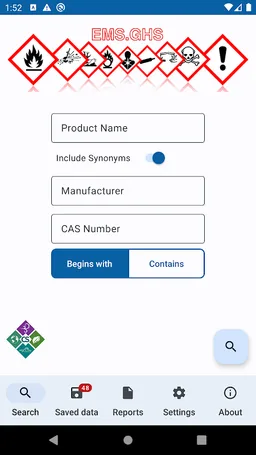 EMS.GHS/SDS screenshot 4
