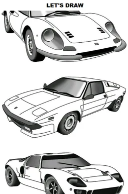 Draw Cars: Classic screenshot 1