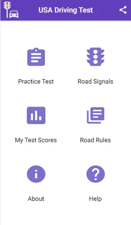 Practice Test USA & Road Signs screenshot 3