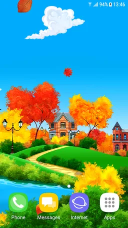 Sunny Autumn Day Live Wallpaper screenshot 1