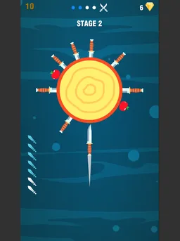 Knife Hitting : Throw Knife Hit Target screenshot 1