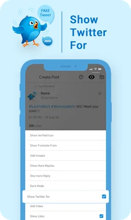 Fake tweat Generator & Maker screenshot 1