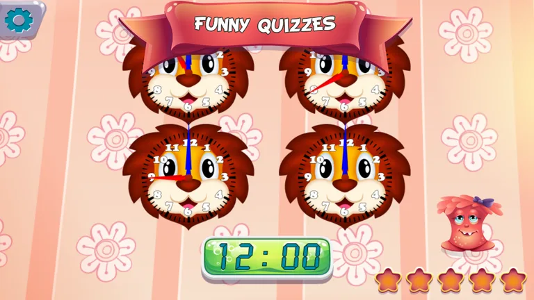 Clock and Time Learning with cute monsters. screenshot 5