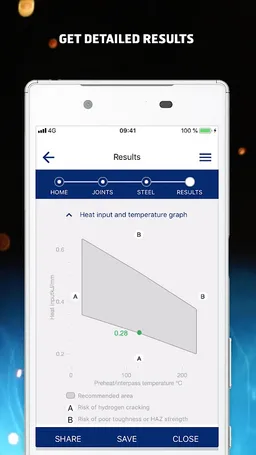 SSAB WeldCalc screenshot 4