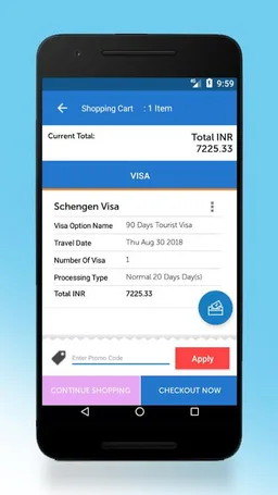 Schengen Visa App screenshot 2