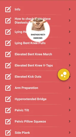 Diastasis Recti Exercises screenshot 3