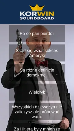 Janusz Korwin Mikke Soundboard screenshot 1