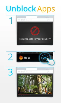 Hola Accelerator & Unblocker screenshot 1