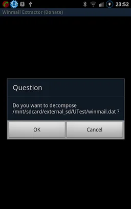 Winmail.dat Extractor (Donate) screenshot 2