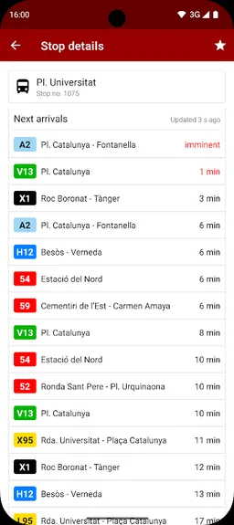 Next bus Barcelona screenshot 3