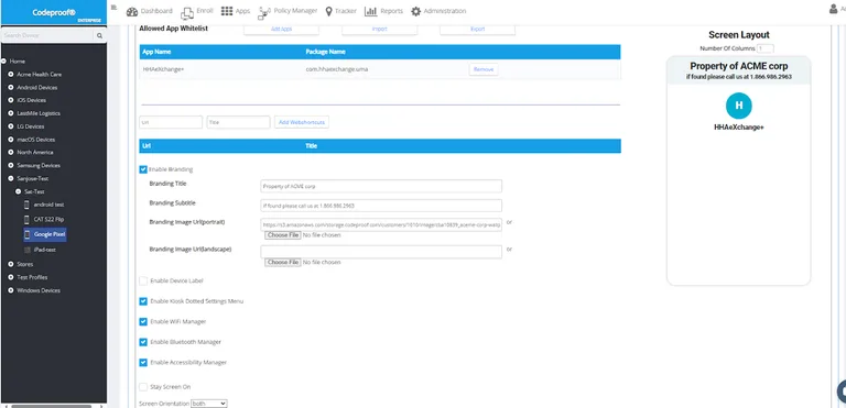 Codeproof Kiosk App Manager screenshot 6