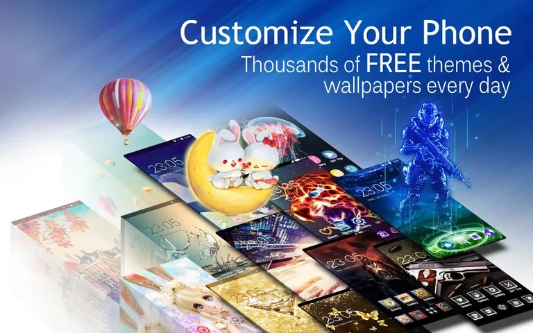 C Launcher: Themes, Wallpapers, DIY, Clean screenshot 1