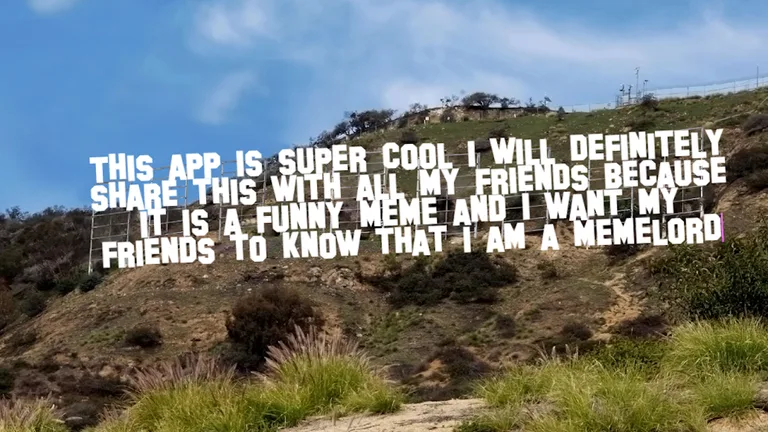 Hollywood Sign Generator screenshot 4