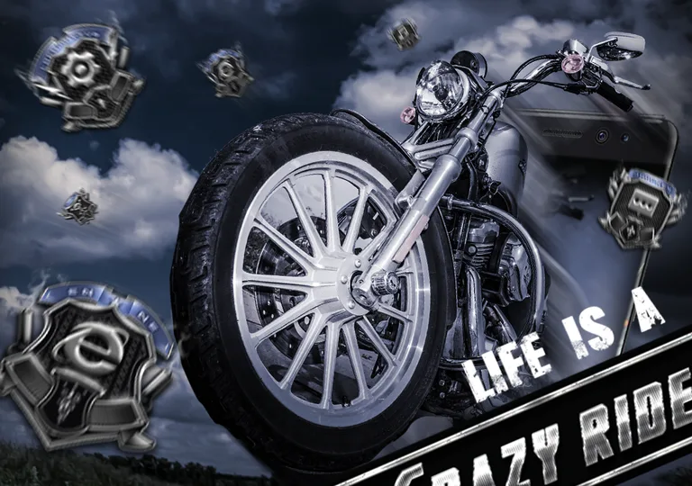 Motorcycle On The Road Theme screenshot 7