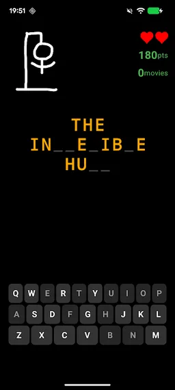 Hangman: Movie Edition screenshot 3