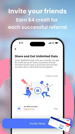 RedteaGO - eSIM Phone Internet screenshot 5