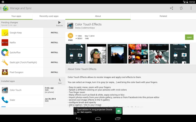 AppBrain App Store screenshot 1