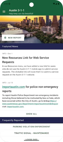 Austin 311 screenshot 1