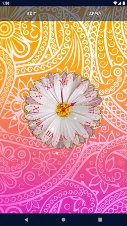 Analog 4K Girly Clock Themes screenshot 4