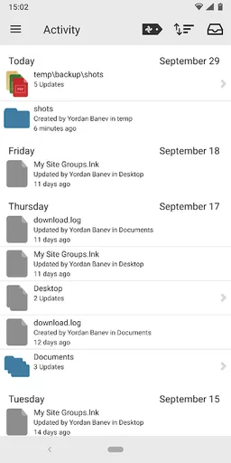 Syncplicity screenshot 5