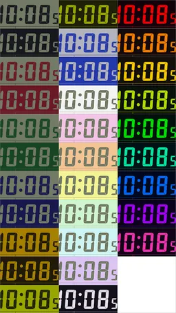 PsPsClock "LCD" - Music Alarm Clock & Calendar screenshot 3