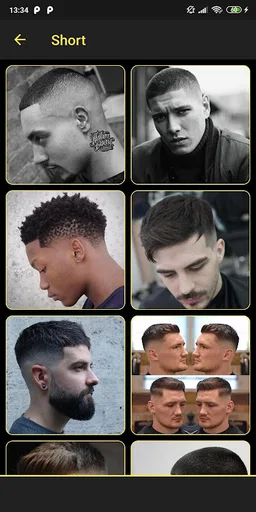 Hairstyles for men screenshot 2