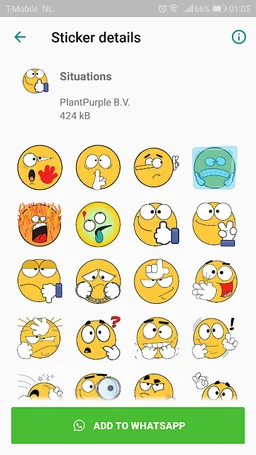Emojidom WAStickerApps sticker screenshot 6