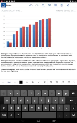 Notate for BlackBerry screenshot 5