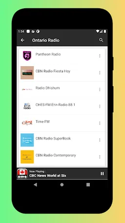 Radio Canada: Radio player App screenshot 6