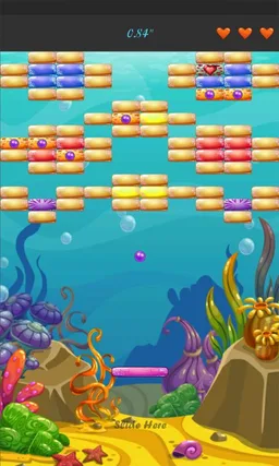 Underwater Bricks Breaker screenshot 5