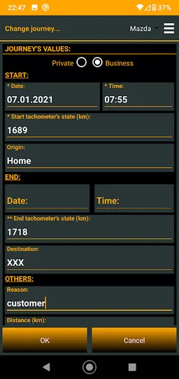 Jimys Fuel+Costs+LogBook screenshot 5