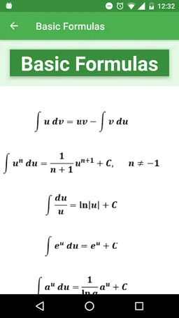 Derivative - Integral Formulas screenshot 8
