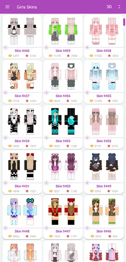 Girls Skins for Minecraft PE screenshot 12