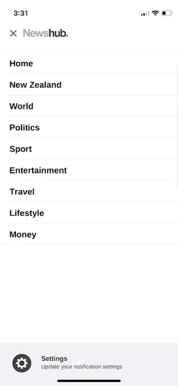 Newshub screenshot 1