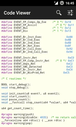 Code Viewer screenshot 3