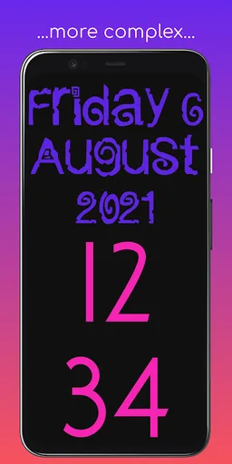 Fullscreen Clock screenshot 5