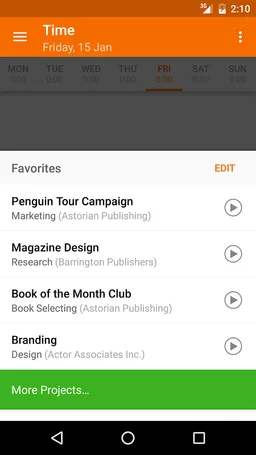 Harvest Time & Expense Tracker screenshot 5