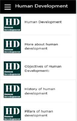 Human Development App screenshot 3