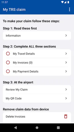 Tourist Refund Scheme screenshot 2