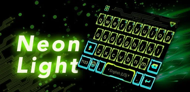 Neonlight Keyboard Theme cover image