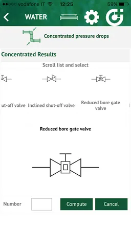 Pipe Sizer Caleffi screenshot 1