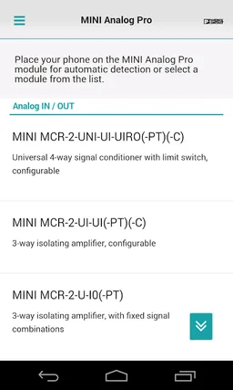 MINI Analog Pro App screenshot 1