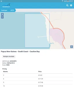 Nautical Chart Catalogue (NP131) screenshot 7