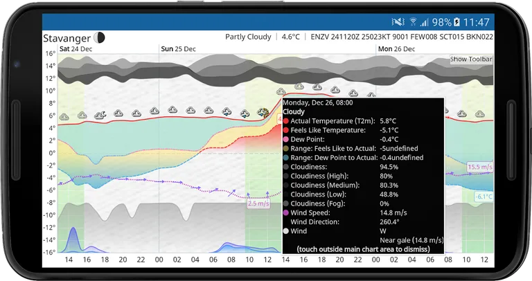 Meteogram Weather Widget screenshot 9