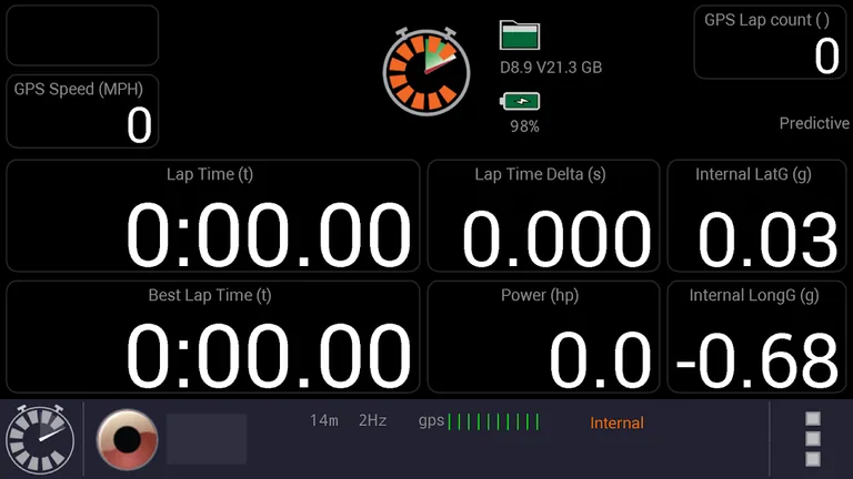 CMS Lap Timer (GPS Laptimer) screenshot 1