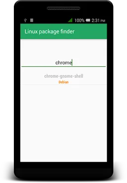Linux Package Finder screenshot 3